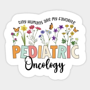 Funny Pediatric Oncology Nurse Sticker